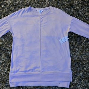 Brand New long sleeve light pink top